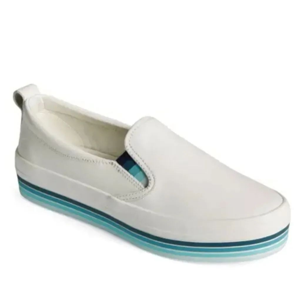 BRAND NEW SPERRY WOMEN'S CREST TWIN GORE PLATFORM BOAT SHOE